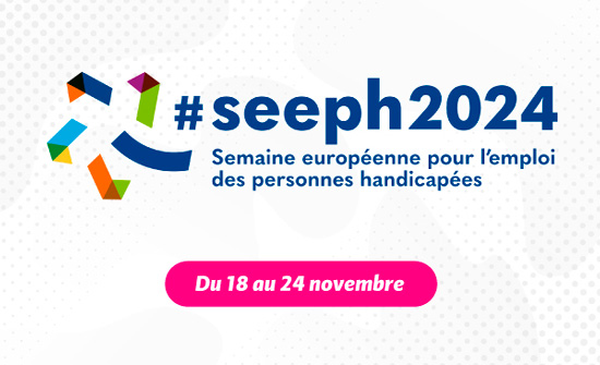 Logo Semaine européenne pour l'emploi des personnes handicapées (SEEPH) 2024