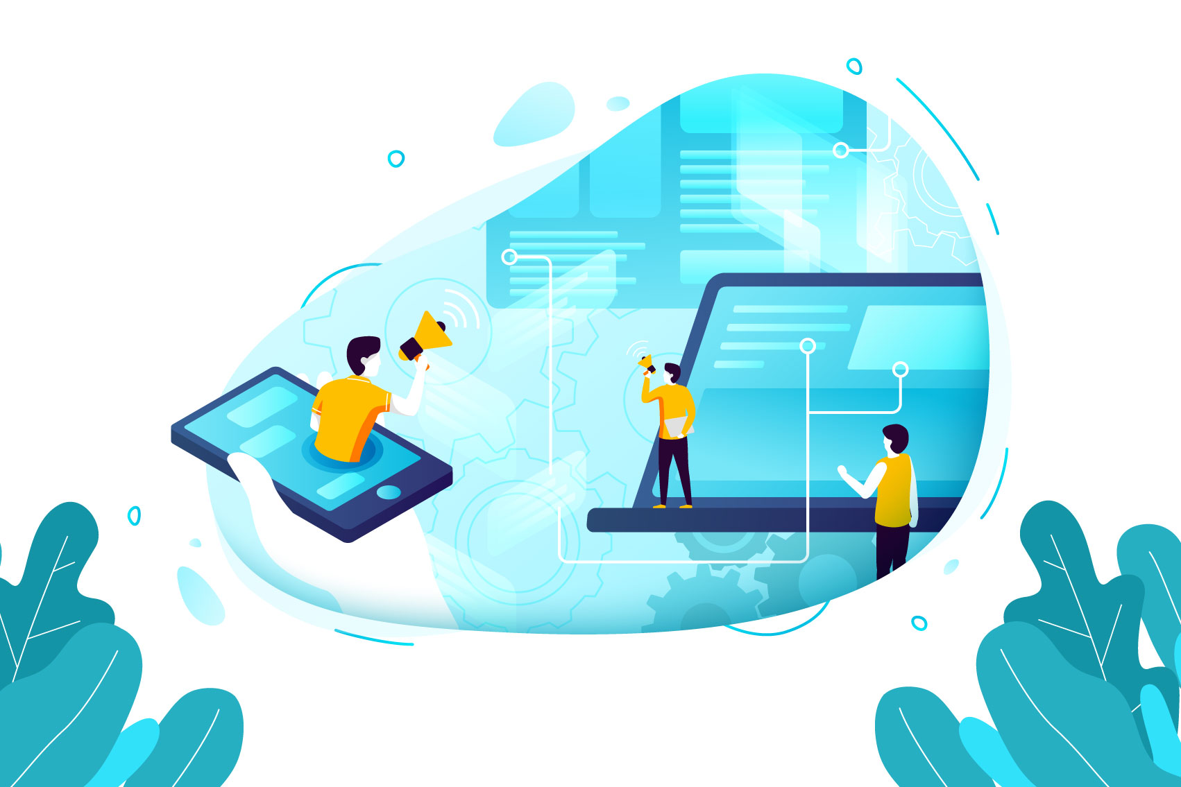 Illustration - Plateforme de signalement
